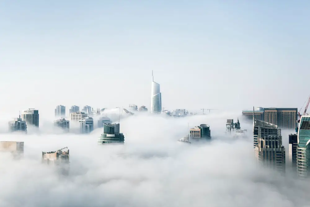 city-skyline-shrouded-by-mist