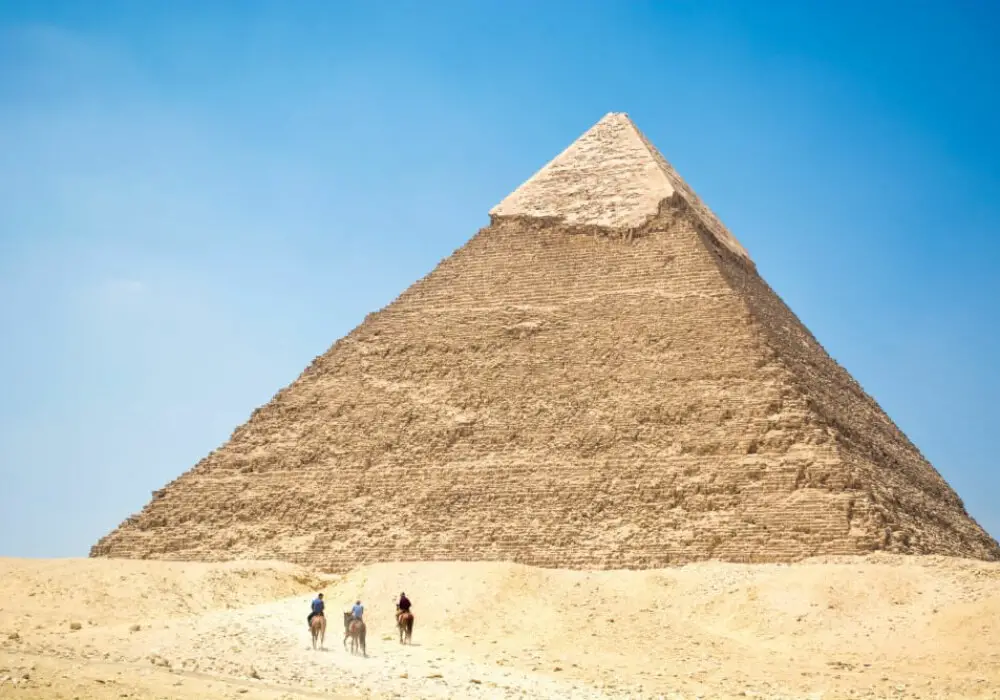 Did the Pyramids have Gold Tops?