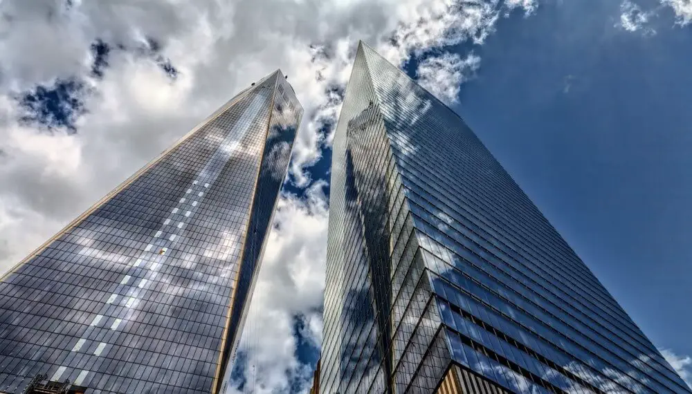 glass-exterior-of-a-skyscraper