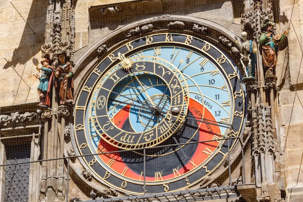 astronomical clock close up