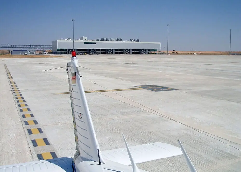 exterior of ciudad real airport